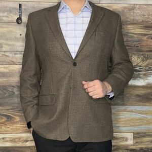 Joseph & Feiss Gold Series 100% Lambswool Sport Coat - Size 46R